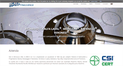 Desktop Screenshot of mdr-meccanica.it